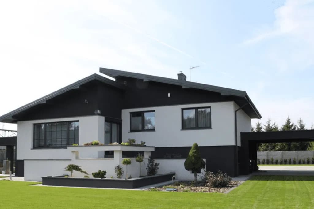 Jakie kolory elewacji domu wysokiego optycznie zmniejszą jego wysokość Jakie kolory elewacji domu wysokiego optycznie zmniejszą jego wysokość